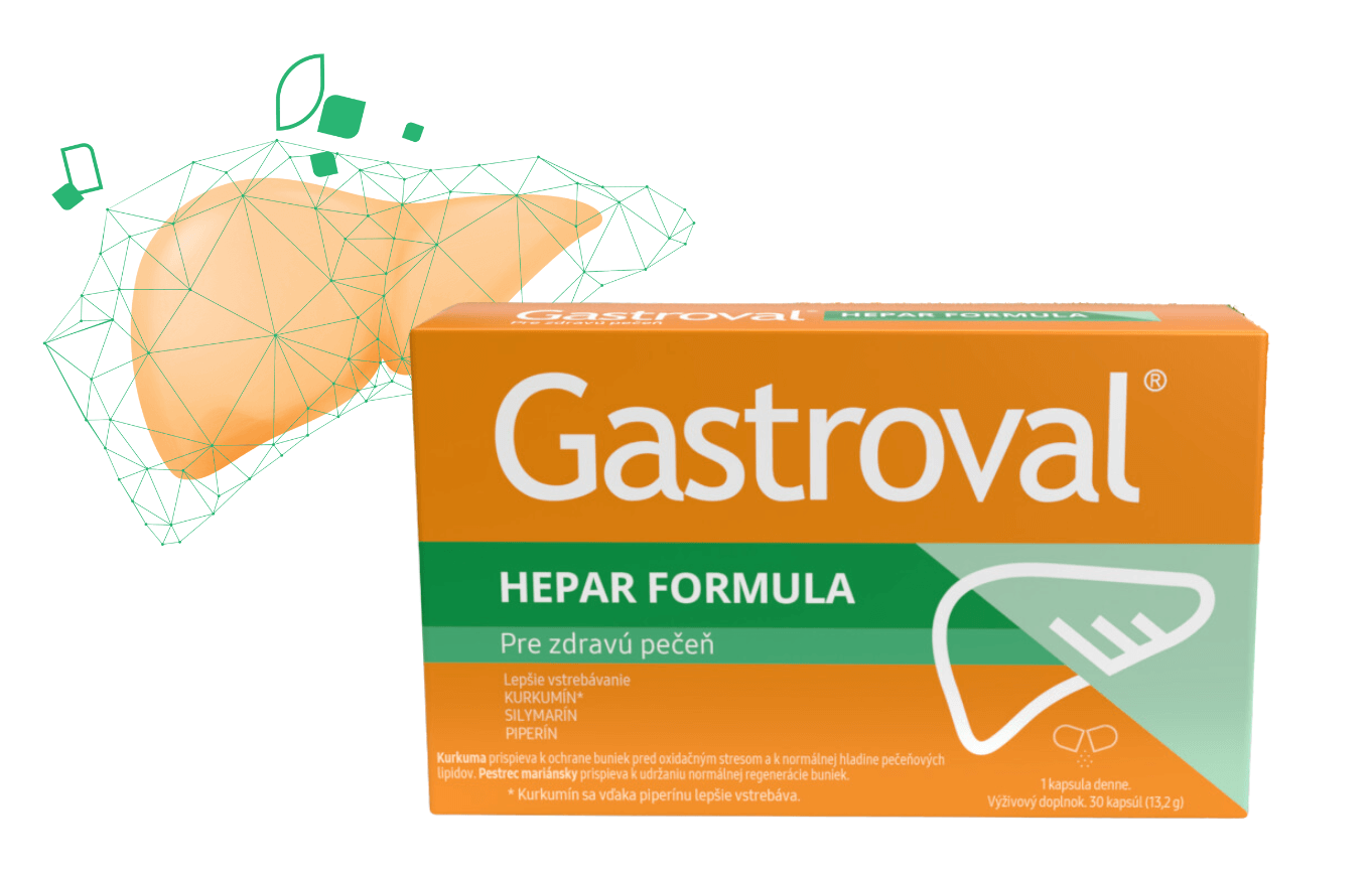 Gastroval hepar pecen